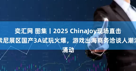 奕汇网 图集丨2025 ChinaJoy现场直击：索尼展区国产3A试玩火爆，游戏出海商务洽谈人潮涌动