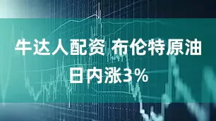 牛达人配资 布伦特原油日内涨3%